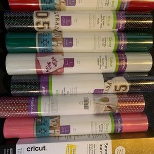 Never used 13 rolls of Cricut iron on bundle